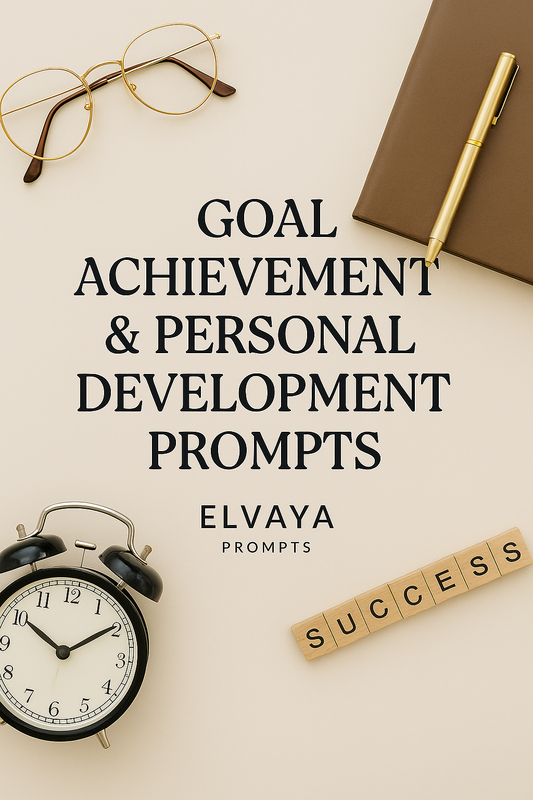 Goal Achievement & Personal Development Prompts