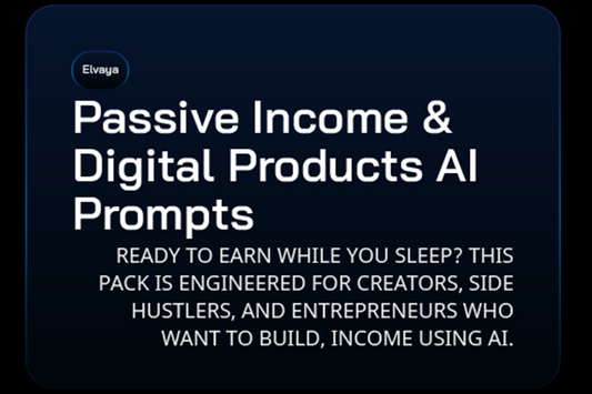 Passive Income & Digital Products